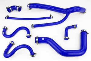 Silicone Radiator Coolant Hoses fit Land Rover Defender 200TDI 89-91 Water Blue - Picture 1 of 4
