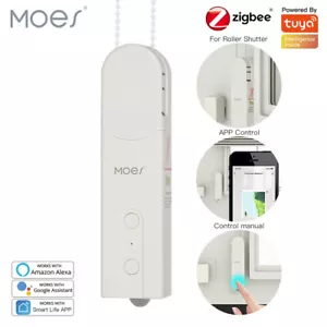 MOES ZigBee Smart Chain Blinds Curtain Motor Roller Shutter Remote Alexa Google - Picture 1 of 16