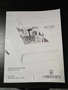 Christie's NY Auction Catalog May 1994 Rewald Collection - Picture 1 of 3