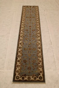 2'7" x 12'1" ft. Silk Flower Vegetable Dye Hand Knotted Traditional Runner - Picture 1 of 10