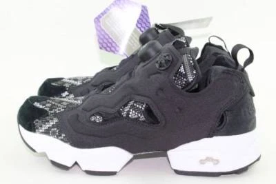 REEBOK INSTAPUMP FURY GT WOMAN SIZE 6.0 NEW BLACK WHITE RARE AUTHENTIC - Image 1 of 4