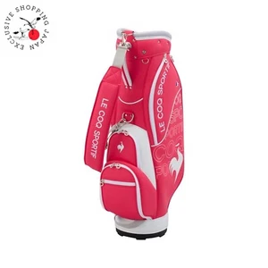 le coq sportif Ladies Gradient Cart Bag Pink 8.5in 2.9kg 5way Divider 2025 New - Picture 1 of 8