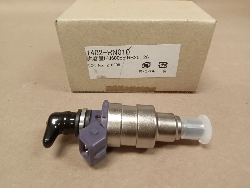 Inyector de combustible de baja impedancia HKS 1402-RN010 600cc para Nissan RB20 RB26 Foto 1 de 1