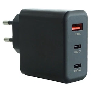 keepdrum GaN40 USB Cargador Rápido Multi Cargador Rápido 2x USB-C 1x USB-A 40Watt - Imagen 1 de 8