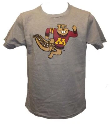 New Minnesota Golden Gophers Youth Size M-L-XL Gray Shirt - Image 1 of 4