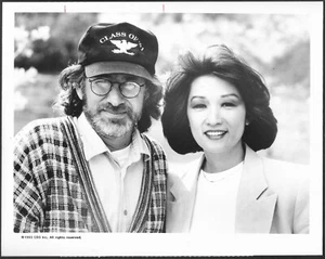Steven Spielberg Original 1993 CBS TV Promo Photo Connie Chung - Imagen 1 de 2