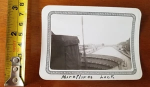 RARE OLD VINTAGE PHOTO MIRAFLORES LOCK SHIP - Picture 1 of 1