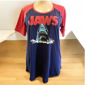 T-shirt pigiama Torrid 3 (3X) JAWS squalo punk gotico film horror sonno nuova - Foto 1 di 3