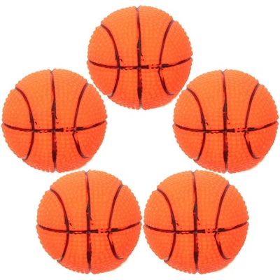  5pcs Small Dogs Basketball Puppy Pet Small Basketball Toys Puppy Chewing - Image 1 of 4