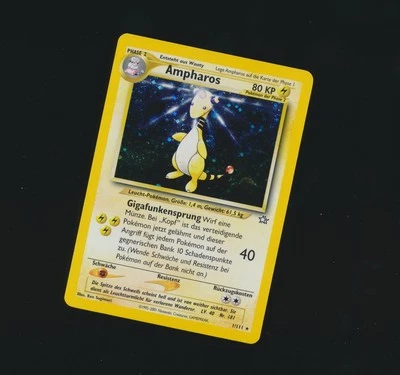 Ampharos Holo Pokémon Karte – Neo Genesis – Deutsch – Rar! (1/111) - Bild 1 von 2