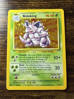 Nidoking 011/102 Base Set Holo - Image 1 of 4