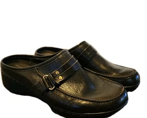 Scarpe zoccoli mulo Easy Spirit donna misura 8,5 Esdetrick comode in pelle marrone - Foto 1 di 8