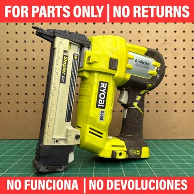 Grapadora corona AirStrike estrecha inalámbrica Ryobi P360 18V ONE+ 18GA SOLO PARA REPUESTOS Foto 1 de 4