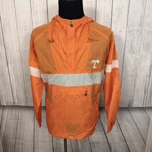 Chaqueta de lluvia Joe College para hombre grande naranja Tennessee Vols media cremallera con capucha - Imagen 1 de 7