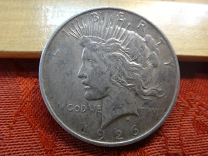 1926-D United States Silver Peace Dollar $1 Lot 10-2 - No Reserve - Free S&H USA - Picture 1 of 4