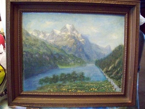Quadro paesaggio vintage - Foto 1 di 6