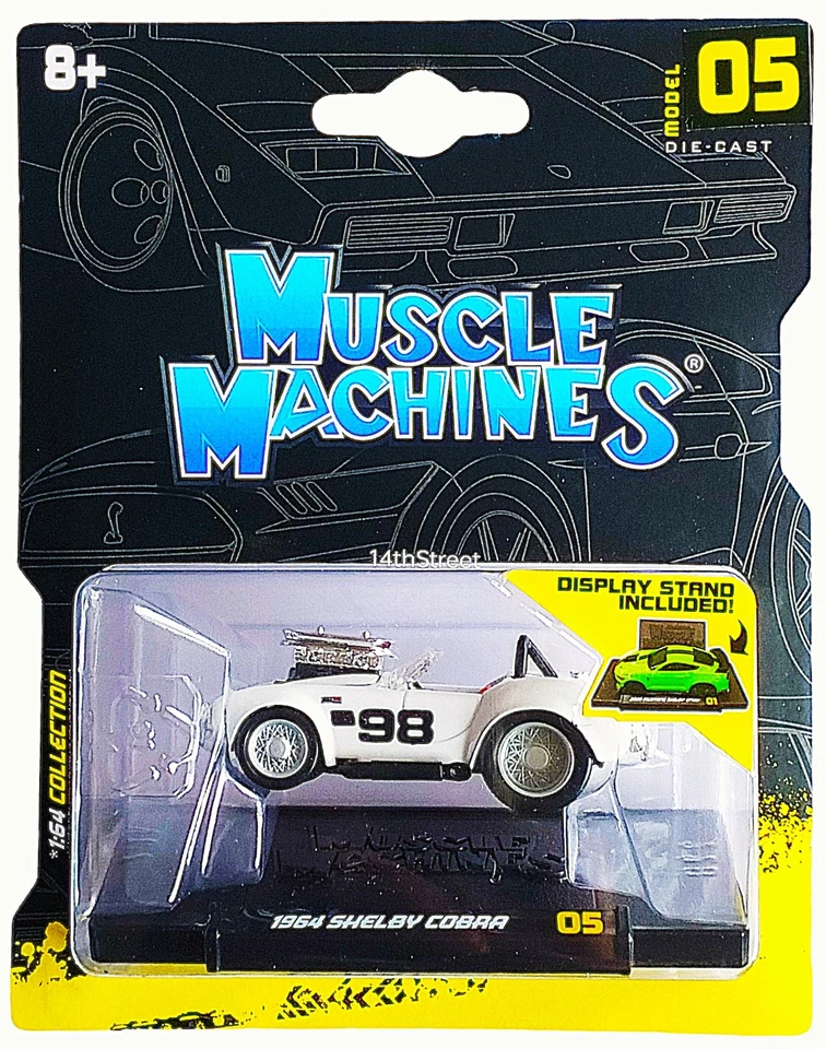 2022 Maisto Muscle Machines 1:64 series 1 #5 - 1964 Shelby Cobra - Image 1 of 1