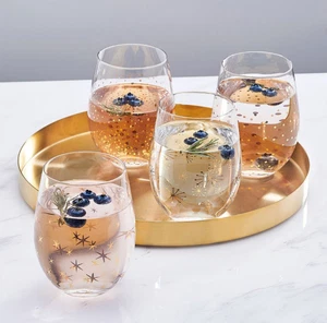 Party 4er Set Weingläser ohne Stiel - Bild 1 von 4