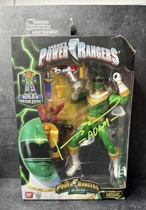 Bandai Power Rangers Zeo Green Ranger Signed Johnny Yong Bosch JSA Adam - Picture 1 of 6