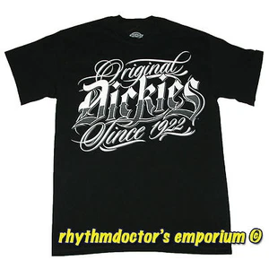 Dickies Mens 4101 DKS1717 BK Graphic Logo T-Shirt Black New - Picture 1 of 1