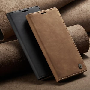 For iPhone 16 15 14 13 12 Pro Max Magnetic Wallet Case Flip Leather Card Cover - Picture 1 of 23