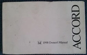 1998 Honda Accord Owners Manual - Bild 1 von 3