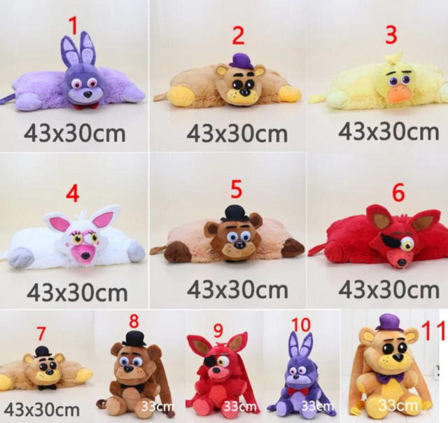  Mokorety Peluches de FNAF Foxy, FNAF, regalo para los fanáticos  de los juegos de peluche de FNAF : Juguetes y Juegos