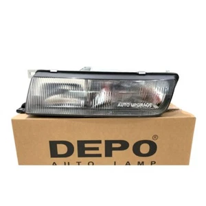 1 Pair Front Head Light Assembly Clear Lens Fits For Nissan Cefiro A31 1988-1994 - Picture 1 of 2
