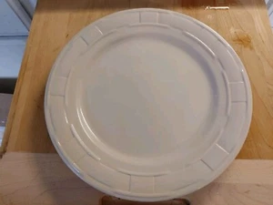 Longaberger Pottery 1 Ivory 10" Dinner Plate - Picture 1 of 2