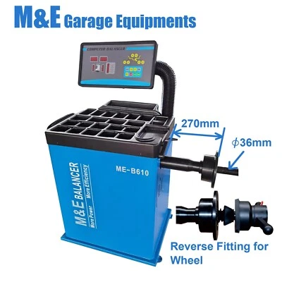 Wheel Balancer Home Garage Equipment service ME-B610 Shop Tools Repair Machines - Image 1 of 2