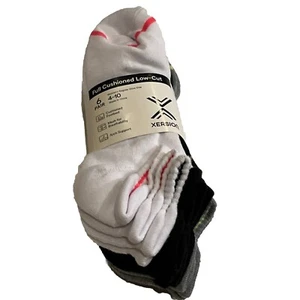 Womens Xersion Socks 6 Pair Full Cushioned Low Cut New - Picture 1 of 4