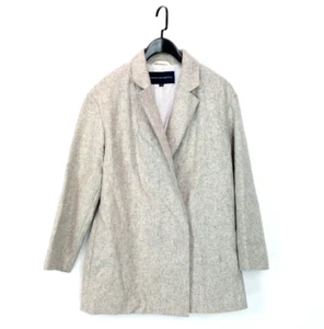 French Connection grauer Mantel aus Schurwolle-Kaschmir-Mischung - Größe 8 - Bild 1 von 8