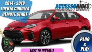 Fits: Toyota Corolla KEY Plug & Play Remote Start Complete Kit 2014 - 2019 - Picture 1 of 1