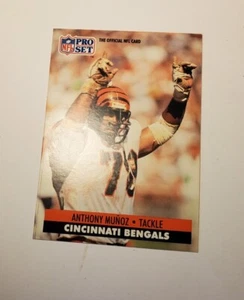 1991 Pro Set # 116 ANTHONY MUNOZ Cincinnati Bengals HOF Football Card - Picture 1 of 2