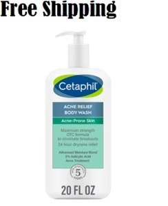 NEW Acne Relief Body Wash with 2% Salicylic Acid to Eliminate Breakout Gently - Picture 1 of 6