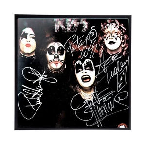 KISS Autographed Album Cover Reprint.Frame Included.Make an offer. - Imagen 1 de 15