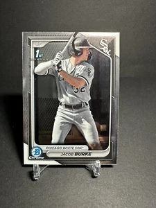 2024 Bowman Chrome 1st Bowman #BCP-116 Jacob Burke Chicago White Sox - Picture 1 of 2
