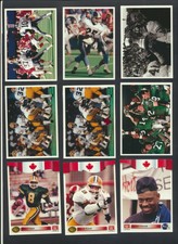   1992 AW & JOGO CFL Football Cards U-Pick SinglesHOFers Stars Rare Flutie Gizmo