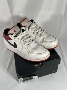 Talla 7Y - Jordan 1 Retro Bajo Gimnasio Rojo - Imagen 1 de 5