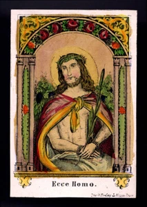 santino incisione 1800 ECCE HOMO koppe PRAGA - Imagen 1 de 1