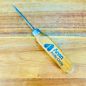 Vintage Advertising Ice Pick Arvin Arctic Circle Wooden Handle Sigler and Faigen - Picture 1 of 10