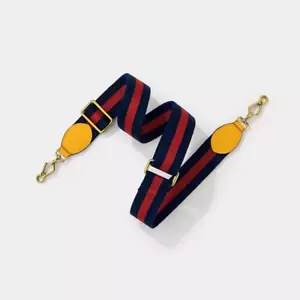 Nueva Bandolera Correa para el Hombro Gucci Repuesto Sin Logo Verde Rojo Tela Cuero - Imagen 1 de 22