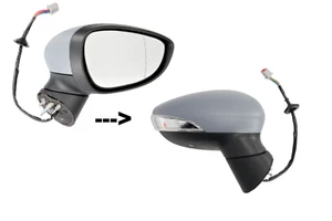 SPIEGEL AUßENSPIEGEL ELEKTRISCH RECHTS fur FORD FIESTA VI 2008- Elek, anklappbar - Bild 1 von 2