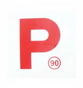 Magnetic P-plates Red - Picture 1 of 1