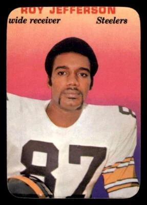 1970 Topps Super Glossy Football #17 Roy Jefferson VG/EX *d2 - Image 1 of 2