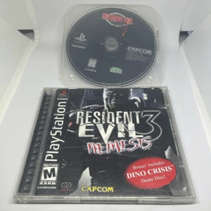 Resident Evil Lot Resident Evil 1 and RE3 Nemesis with Dino Crisis Demo PlayStat - Picture 1 of 7