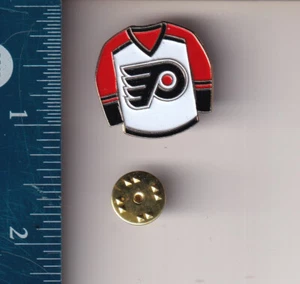 PHILADELPHIA FLYERS White Jersey METAL HAT LAPEL PIN NHL Hockey CARBO MALAYSIA - Picture 1 of 1
