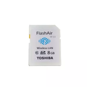 Toshiba FlashAir 8GB SD Wireless Flash Memory Card W-03 Class 10 - Picture 1 of 1