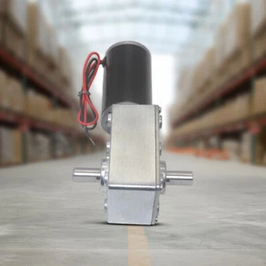 Doppelwellen-Schneckengetriebemotor DC 12 V 10 U/min hohes Drehmoment DrehzahlreduzierungsmotorDa - Bild 1 von 10