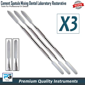 Dental Cement Spatula Double Ended Mixing Laboratory Tool Wide Amalgam Dentist - Picture 1 of 5